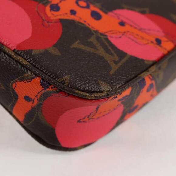 LOUIS VUITTON Monogram La Mage Pochette Accessoires Red M41604 LV Auth 126224SM - Picture 9 of 14